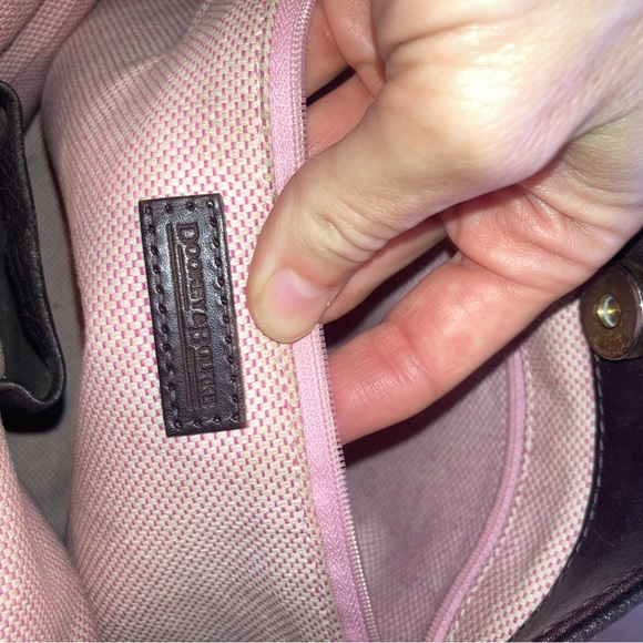 Dooney & Bourke Dark Brown Handbag with Gold Accents - Picture 7 of 7